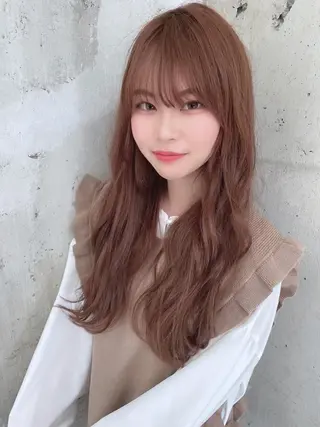 ロング 栗原 瑠世のヘアスタイル