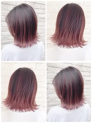 ミディアム ヘアアレンジ あやか 白髪ぼかしハイライトのその他イメージ
