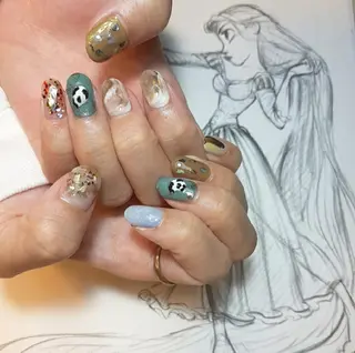 ネイル 平尾駅前/持込み専門 /owlnailのネイルデザイン