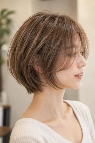 ショート 無料募集/大人可愛い ショートカット 日向のヘアスタイル