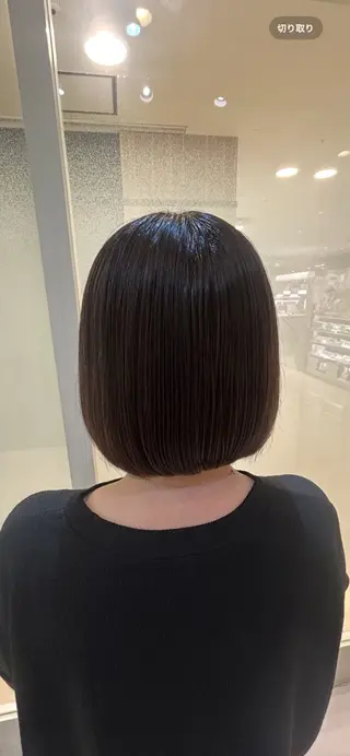 ショート パーマ 縮毛矯正/髪質改善/ 艶髪ササキナツミのヘアスタイル
