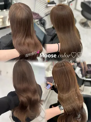 ロング カラー 上品モテヘア🩶 karen🩶のヘアスタイル