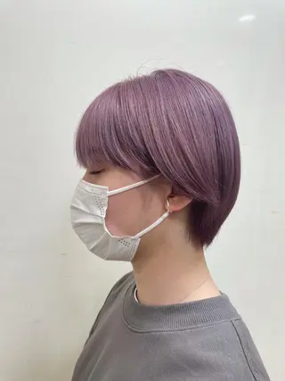 ショート 前田 菜奈子のヘアスタイル