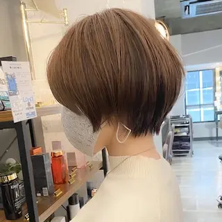 ショート 💎巻ける縮毛矯正/ 艶髪💎石渕智也のヘアスタイル