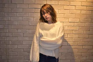 ミディアム カラー パーマ 幸山 雄樹のヘアスタイル