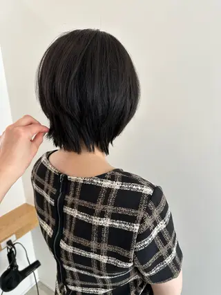 ショート レイヤー/ナチュラル 💐nao.のヘアスタイル