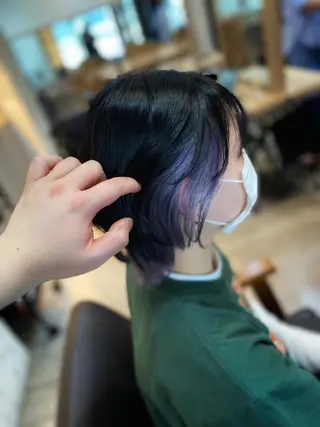 ショート カラー ヨシダ フミノリのヘアスタイル