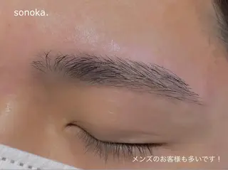 メンズ マツエク・マツパ 清水 素乃香のマツエク・マツパデザイン