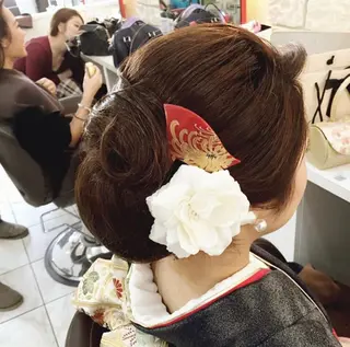 ヘアアレンジ 福永 里奈のヘアスタイル