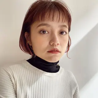 ショート カラー パーマ ヘアアレンジ メンズ キッズ ネイル マツエク・マツパ インナーカラー/ KANAのヘアスタイル