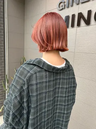 ショート カラー ご予約はインスタ のみ🌿@n7g10のヘアスタイル