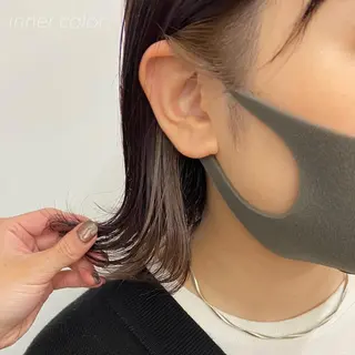 ミディアム カラー パーマ ヘアアレンジ メンズ キッズ ネイル マツエク・マツパ 横浜Bob美容師🤎 ERINAのヘアスタイル