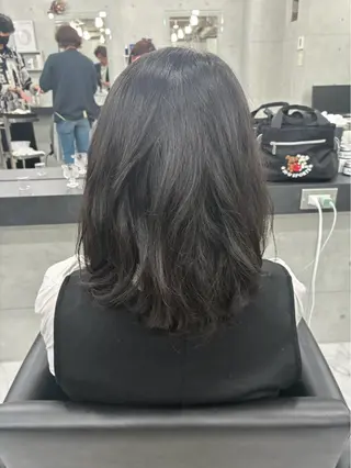 ミディアム パーマ Endearing 🌟銀座のヘアスタイル