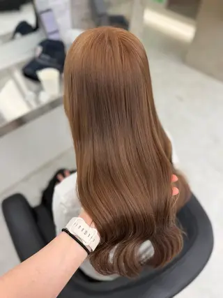 ロング カラー ヘアアレンジ 透明感カラー🎀艶髪 Anju/渋谷🎀のヘアスタイル