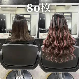 ロング Yu シールエクステのヘアスタイル
