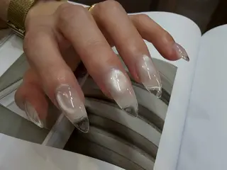 ネイル 大人ワンホン キラキラ/Ayanoのネイルデザイン