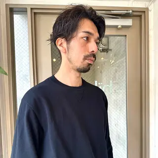 ショート パーマ メンズ 🌈圧倒的デザイン パーマ　関和希のヘアスタイル