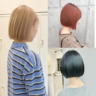 ショート カラー 🪼ボブ/ミニボブ レイヤーボブ🪼のヘアスタイル