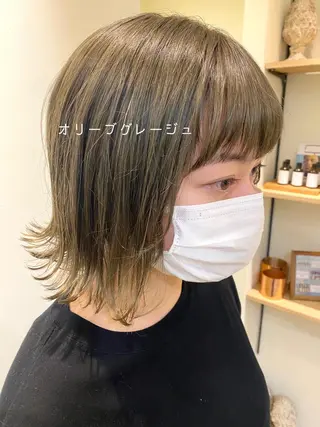 ミディアム CASANE 大橋康智のヘアスタイル