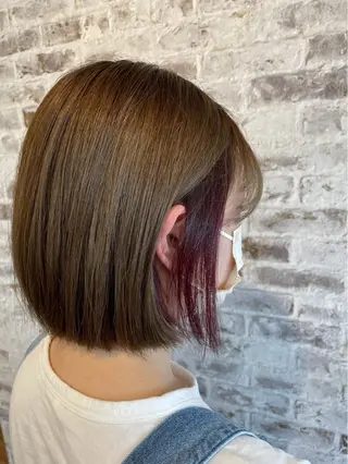 ショート カラー 石田 唯斗のヘアスタイル
