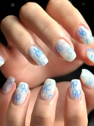ネイル Qmu nail まりなのネイルデザイン