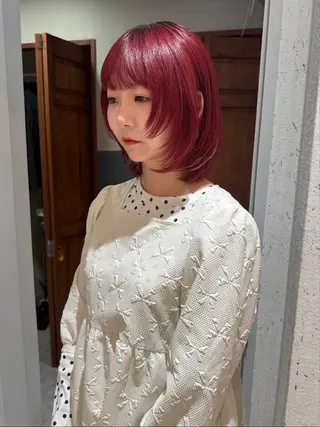 ミディアム カラー mai / linoah˚✧のヘアスタイル