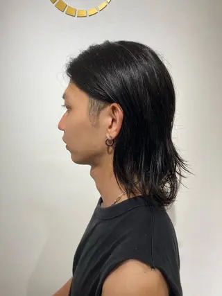 ミディアム メンズ 【ミニモ限定価格】 城下竜二のヘアスタイル