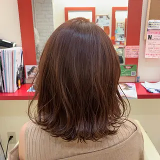 ミディアム カラー 櫻井 なんなのヘアスタイル