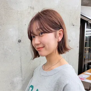 カラー 🍒暖色カラー /Mina/渋谷🍒のヘアスタイル