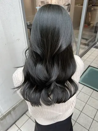セミロング カラー ハイトーン/ブリーチ 💙みずき💙のヘアスタイル