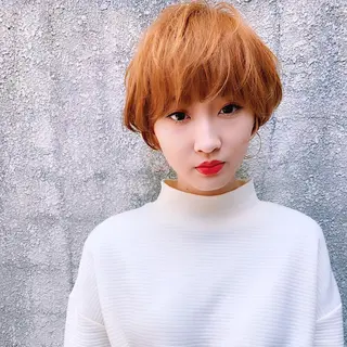 ショート カラー 中川 竜誠のヘアスタイル