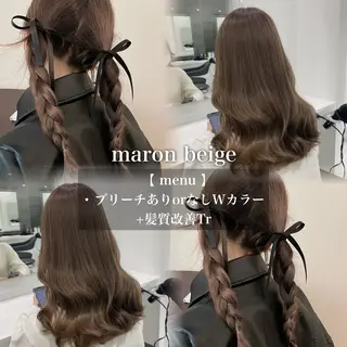 カラー 🩶透明感ダブル カラー🩶 maoのヘアスタイル