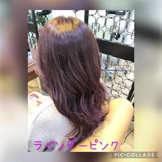 セミロング カラー 中田 雅彦のヘアスタイル