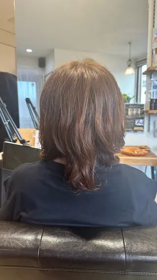パーマ 北村 亜寿那のヘアスタイル