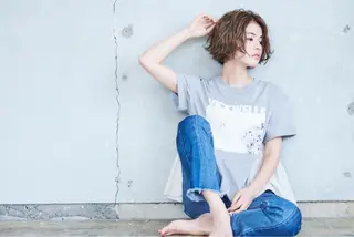 ショート カラー 似合わせ/レイヤー /ボブ/新谷のヘアスタイル