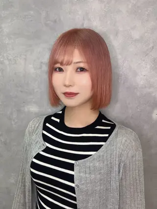 ミディアム 📧みずき/ブルベ 韓国レイヤー📧のヘアスタイル