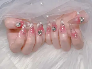 ロング カラー Bling Salonのネイルデザイン