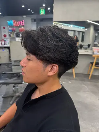 ショート パーマ メンズ fifth 丸山太誠のヘアスタイル