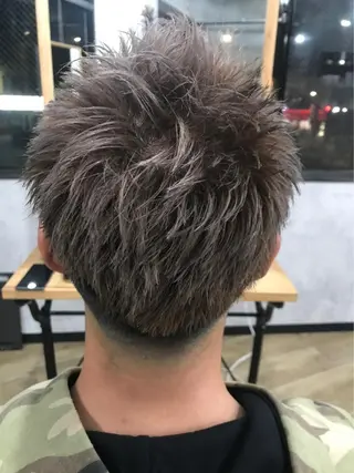 ショート カラー メンズ pif designのヘアスタイル