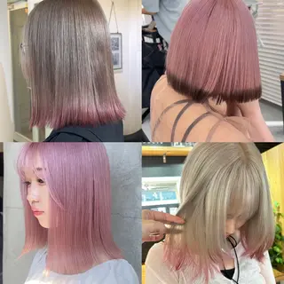 ミディアム カラー ヘアアレンジ 🫧透明感カラー/ ナルハ🫧のヘアスタイル