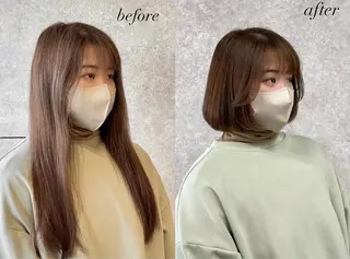 ショート カラー ヘアアレンジ 🫧ヒシダアキ taboo.i🫧のヘアスタイル