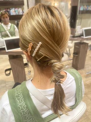 ヘアアレンジ わかまつ　ももみ 🕊️/ヘアセットのヘアスタイル