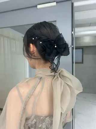 ヘアアレンジ にった みずきのヘアスタイル