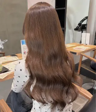 ロング カラー Wカラー/アレンジ/ ブリーチ無しWカラーのヘアスタイル