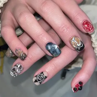 ネイル namm.🍒✨ Fuka🧡のネイルデザイン