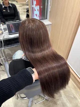 セミロング カラー より♡ モデル募集中🎀のヘアスタイル