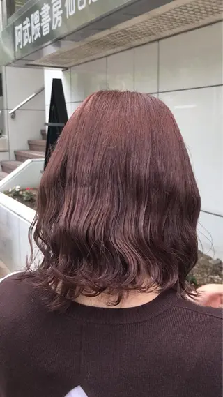 ミディアム カラー 🎀きつない みゆ🎀のヘアスタイル