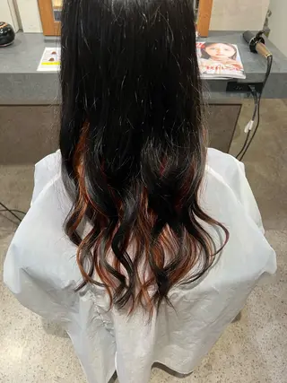 ロング カラー 明 (めい)のヘアスタイル