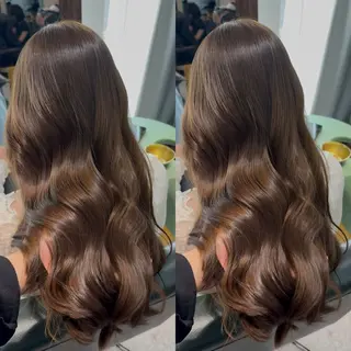 ロング カラー なんば、心斎橋🍓 ハイトーンnicoのヘアスタイル