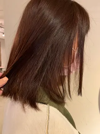 ミディアム 鎌田 愛のヘアスタイル